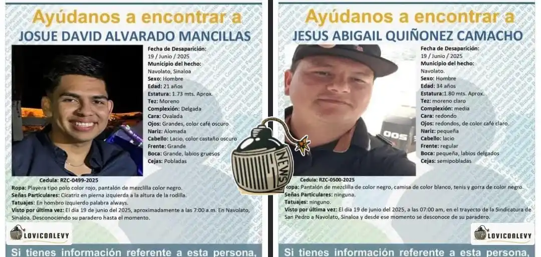 Image from LoViConLevy: Activan fichas de búsqueda para localizar a los dos policías municipal...