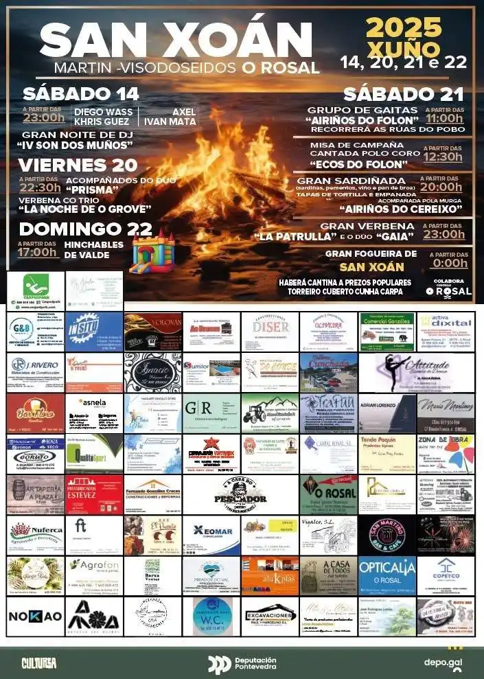 Image from Concello do Rosal: 🔥 As festas de <a class="text-blue-500 hover:underline cursor-pointer...