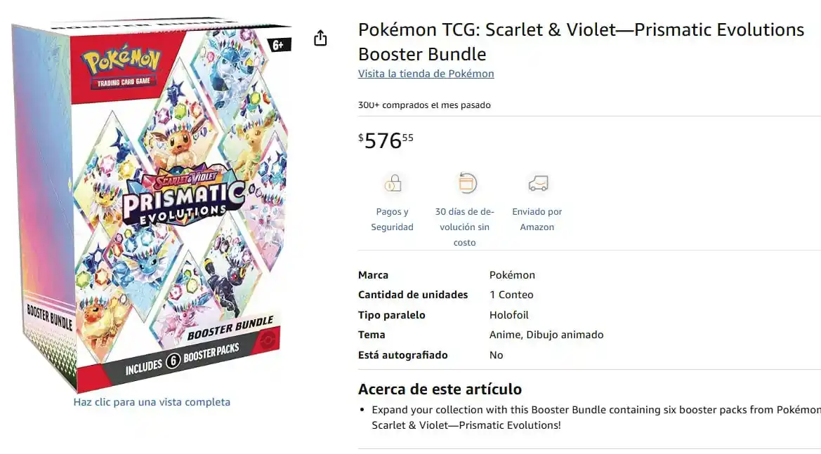 Image from Ofertones México : ¡ATENCIÓN, MAESTROS POKÉMON! 🥳🔥 BOOTER BUNDLE SCARLET & VIOLET: EVOL...