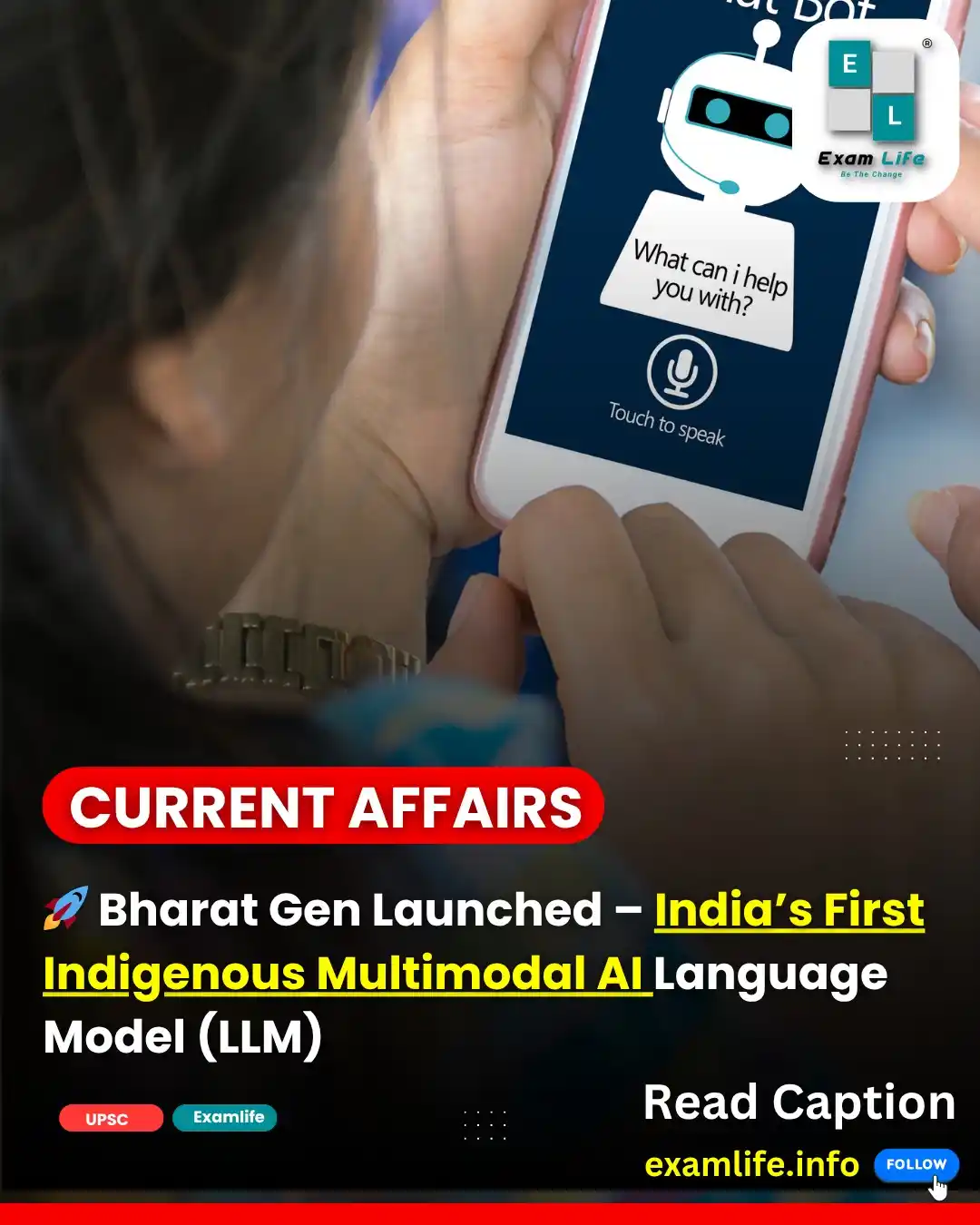 Image from Examlife.Info: *_🚀 Bharat Gen Launched – India’s First Indigenous Multimodal AI Lang...