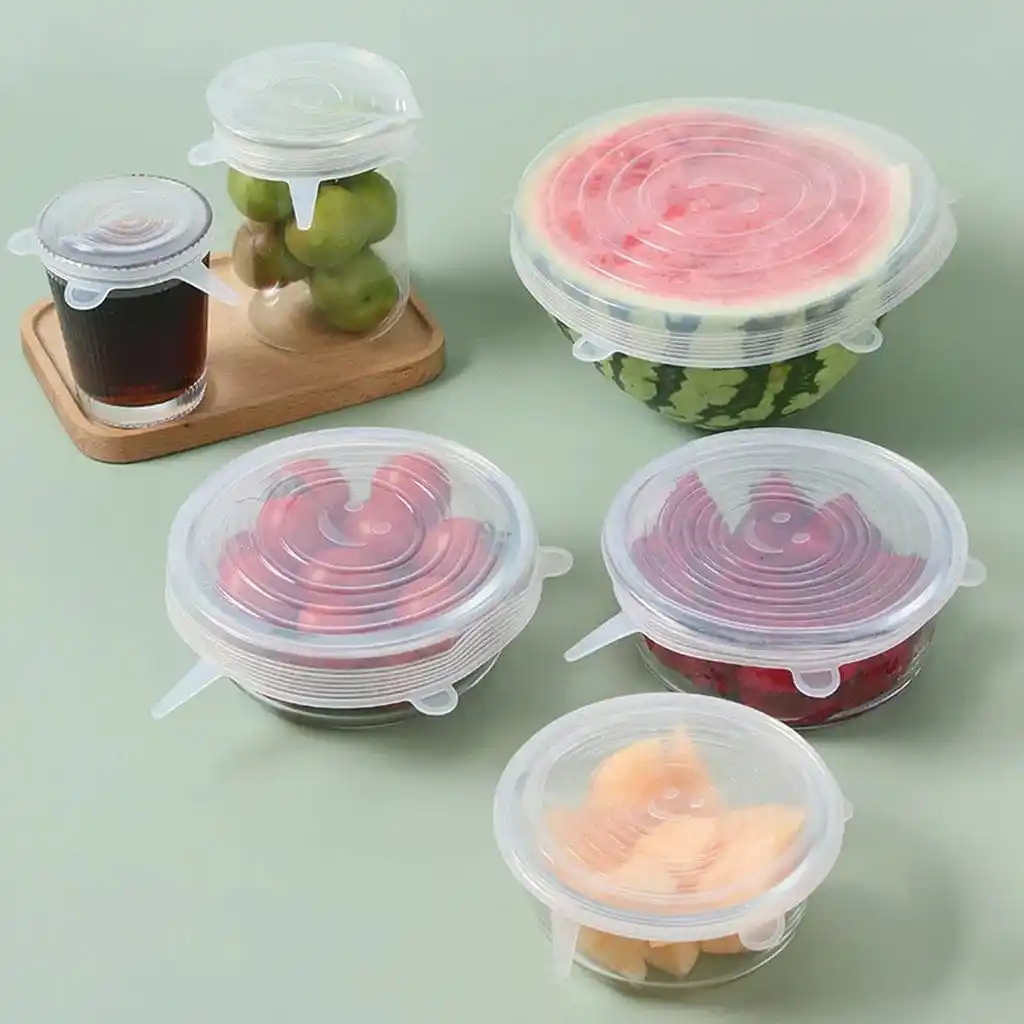 Image from My DigiMart: Bowl Covers Food Safety Seal Lids (6 Pcs Set /95 Gm ) Rs. 130 👇 https...