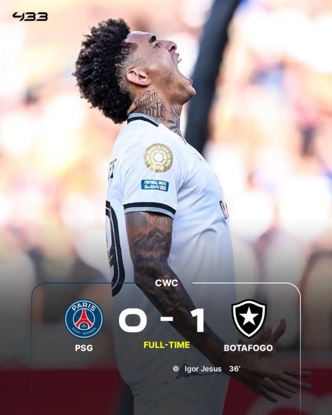 Image from الذكرى العُمانية : 🇧🇷 بوتافوغو 1-0 باريس سان جيرمان 🇫🇷 بطل الليبرتادوريس ينتصر على ...