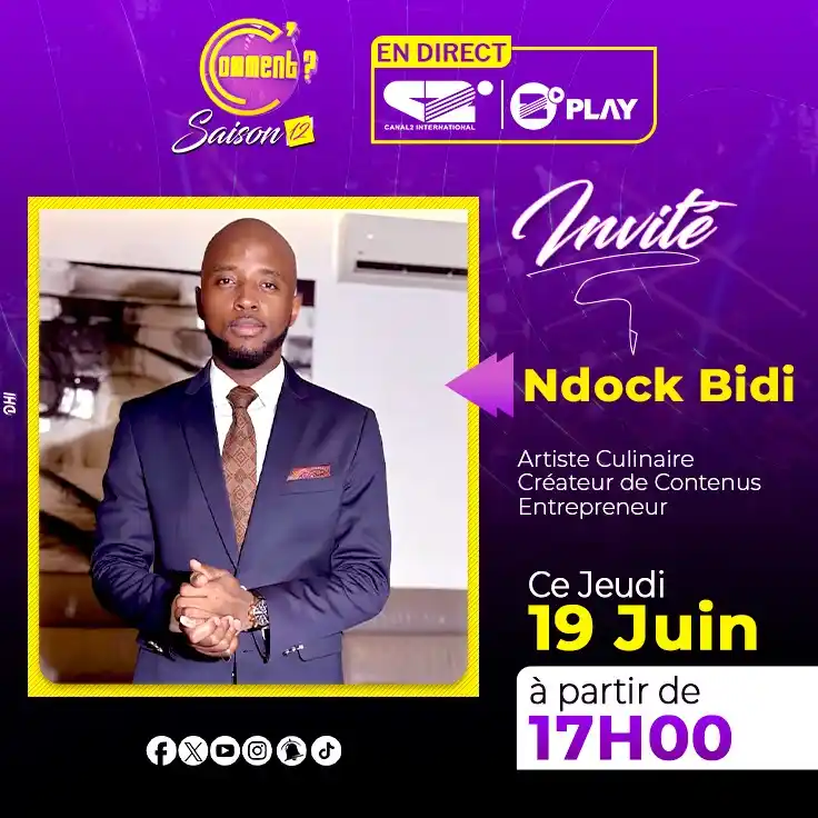 Image from Canal 2 International: 🎙🟣 C’comment ? - Saison 12 continue ! 📺 Ce jeudi 19 juin à 17H00, ...