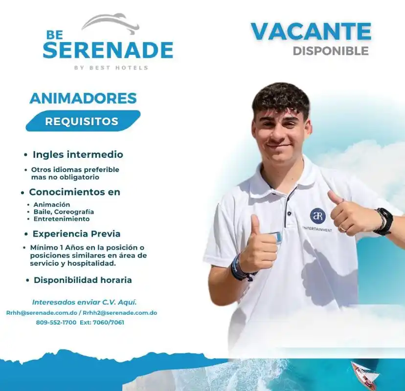 Image from Disi Mota Publicidad Empleos: Cabeza de Toro Interesados enviar C.V. Aquí. Rrhh@serenade.com.do /Rr...