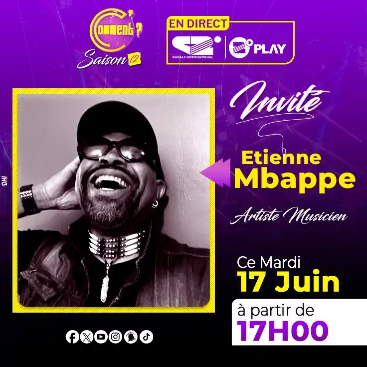 Image from Canal 2 International: 🎶✨ Ce mardi, ne manquez pas un moment exceptionnel sur le plateau de ...