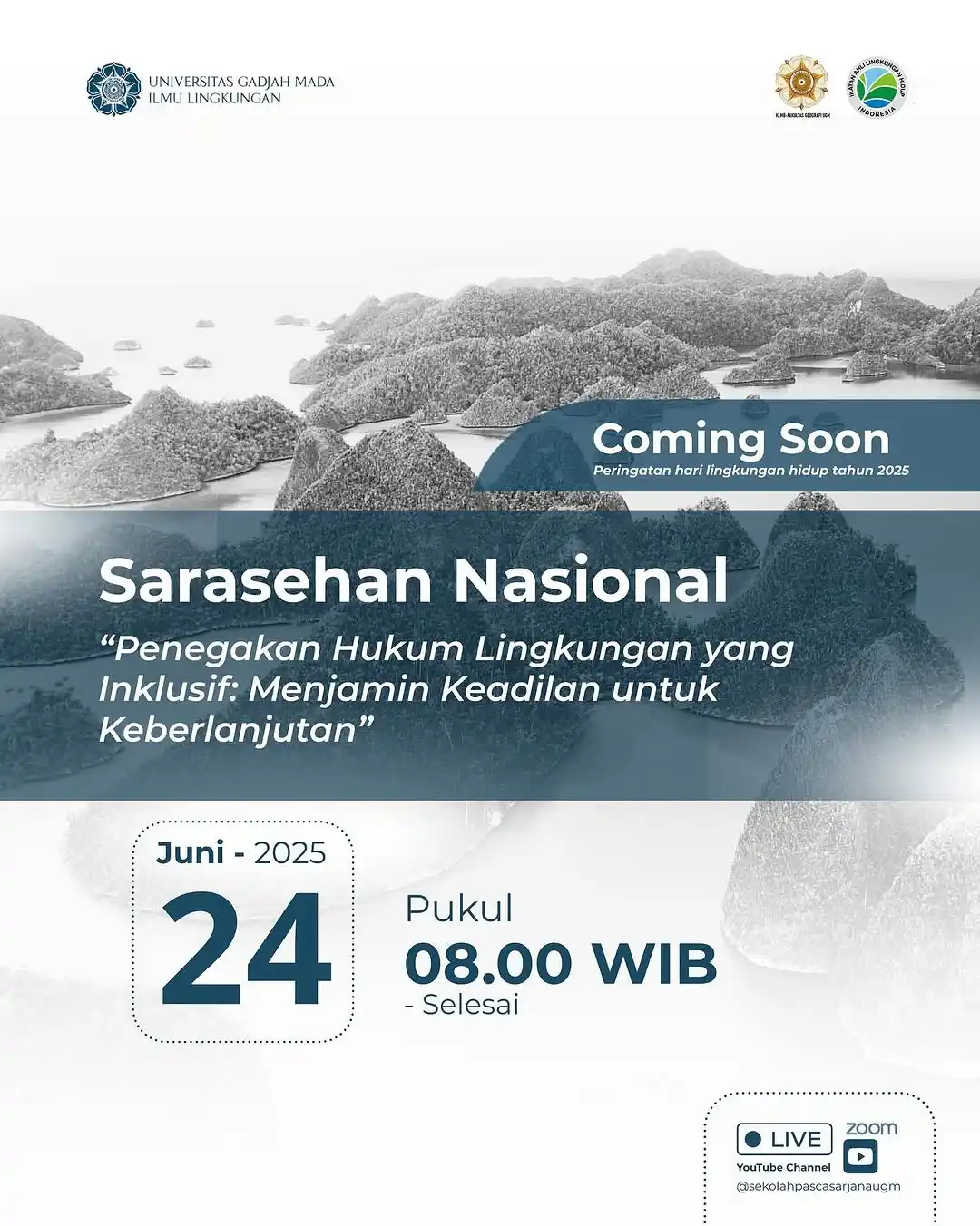 Image from 1001 Kegiatan UGM: *Coming Soon*   Sarasehan Nasional Peringatan hari Lingkungan Hidup Ta...