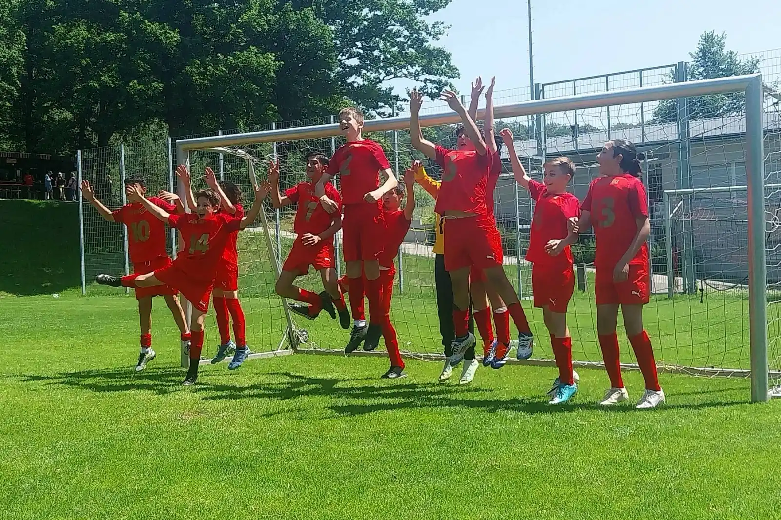 Image from JSG Künzell: *D 2 - J U N I O R E N - 2. Platz in der Kreisklasse gesichert!*  Mit ...