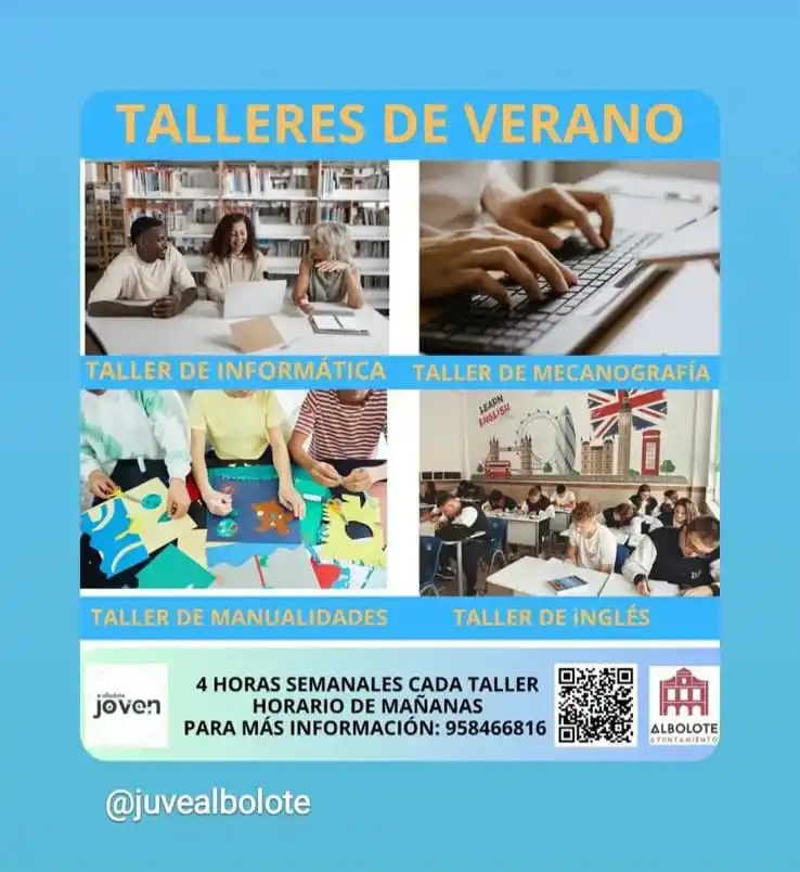 Image from Albolote Información: ¡Este verano, aprende y diviértete en Albolote! ☀️🎉 ¿Buscas una form...