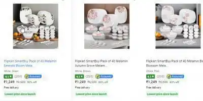 Image from My DigiMart: Flipkart | Flipkart Smartbuy Dinner Sets upto 87% off starting From Rs...