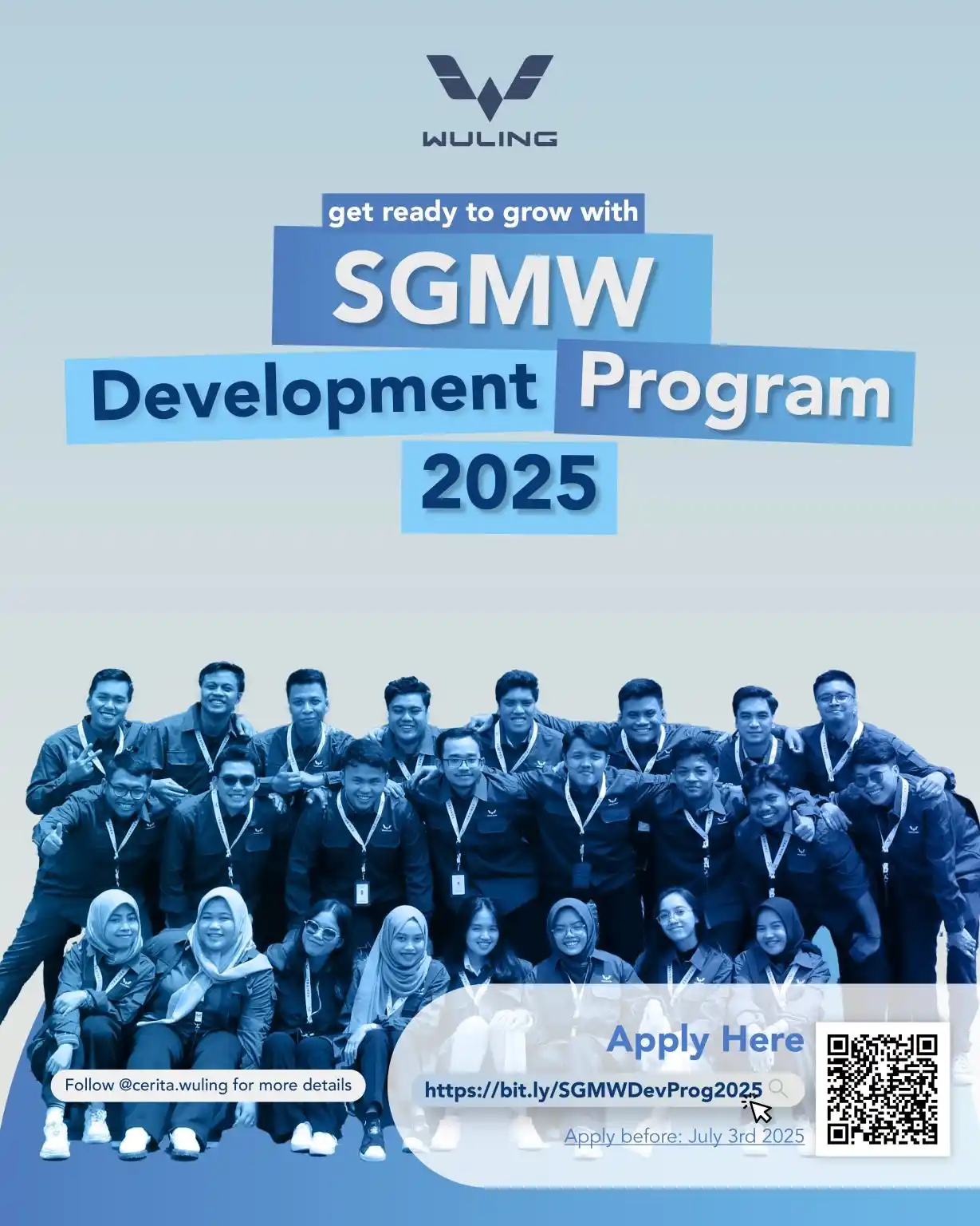 Image from 1001 Kegiatan UGM: *🚀 Fresh Graduate, Saatnya Melaju Lebih Jauh!*  Wuling membuka kesemp...