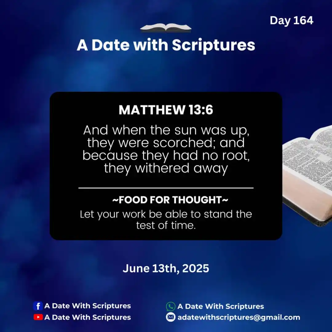 A Date With Scriptures post