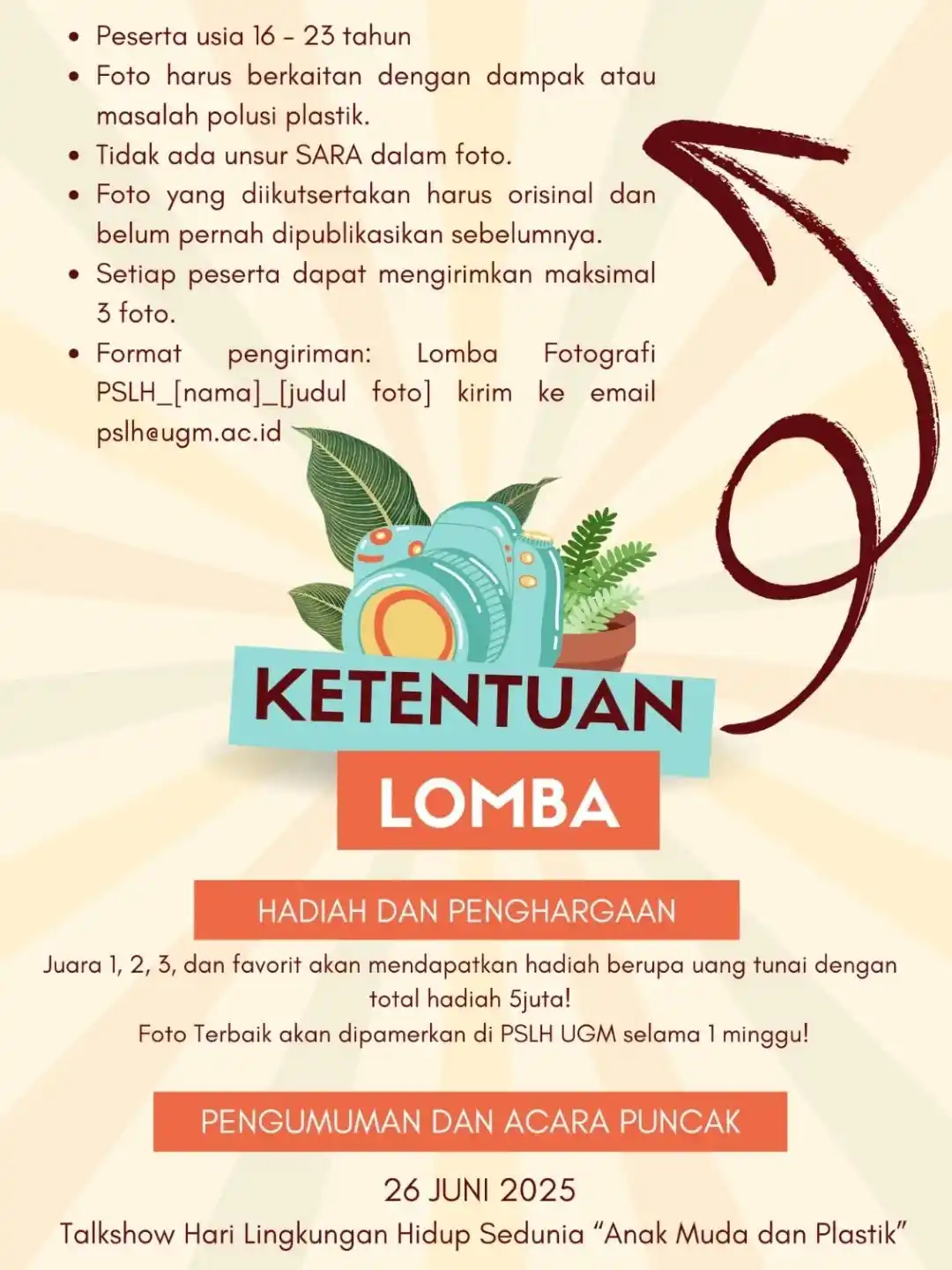 Image from 1001 Kegiatan UGM: Hallo sobat lestari, kali ini *Pusat Studi Lingkungan Hidup UGM akan m...