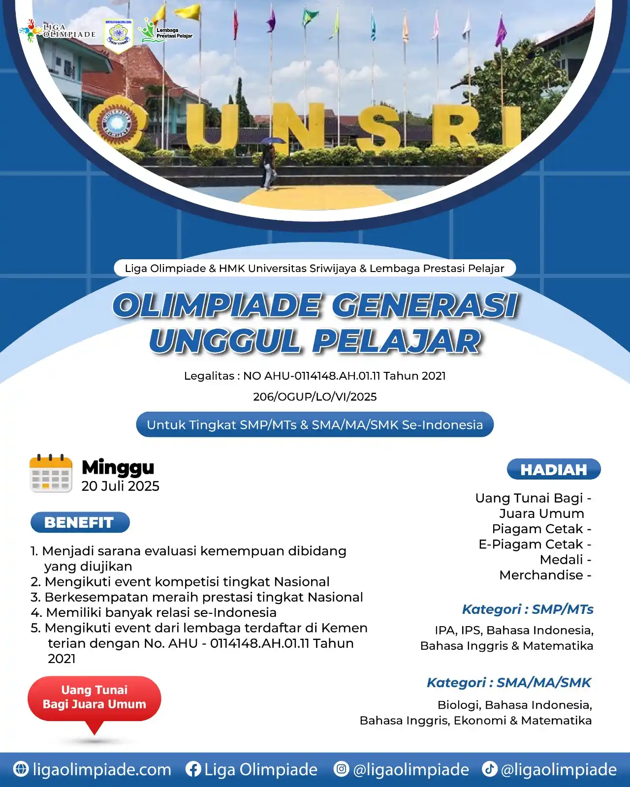 Image from LIGA OLIMPIADE: 🎓Halo Calon Mahasiswa dan Siswa Favorit Se-Indonesia🎓  𝗟𝗶𝗴𝗮 𝗢𝗹...