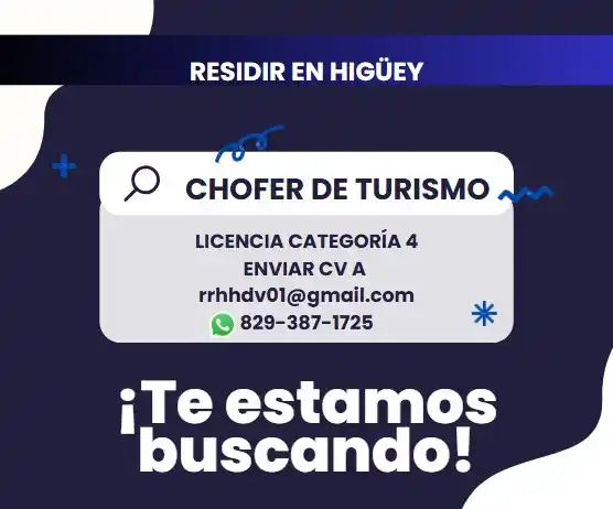 Image from Disi Mota Publicidad Empleos: Higüey Macao Enviar cv a 829-387-1725 rrhhdv01@gmail.com...