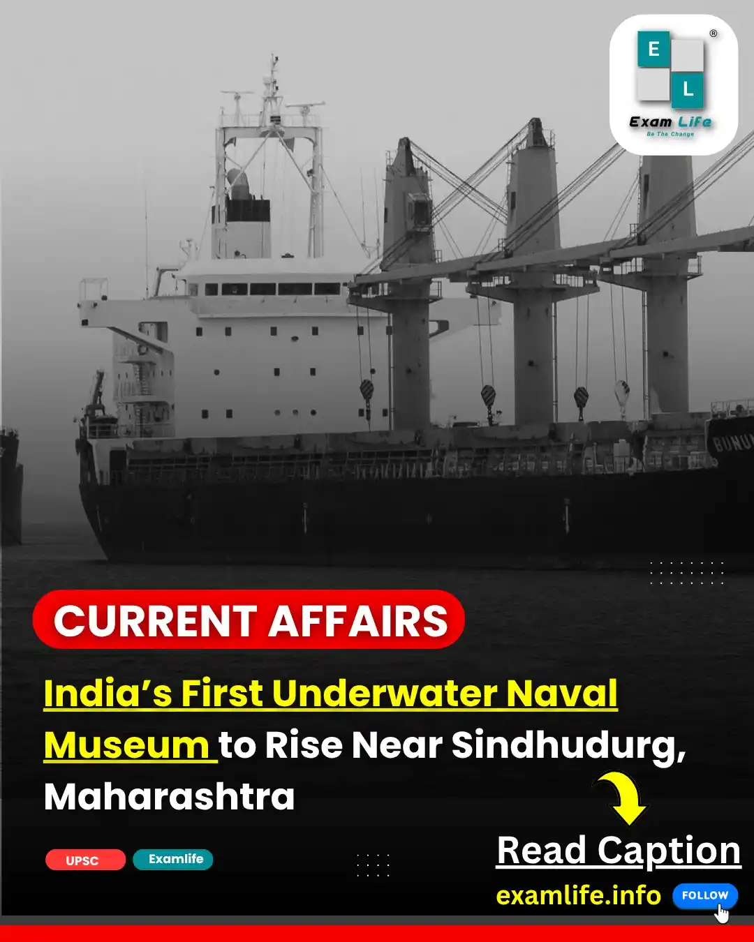 Image from Examlife.Info: *_India’s First Underwater Naval Museum to Rise Near Sindhudurg, Mahar...