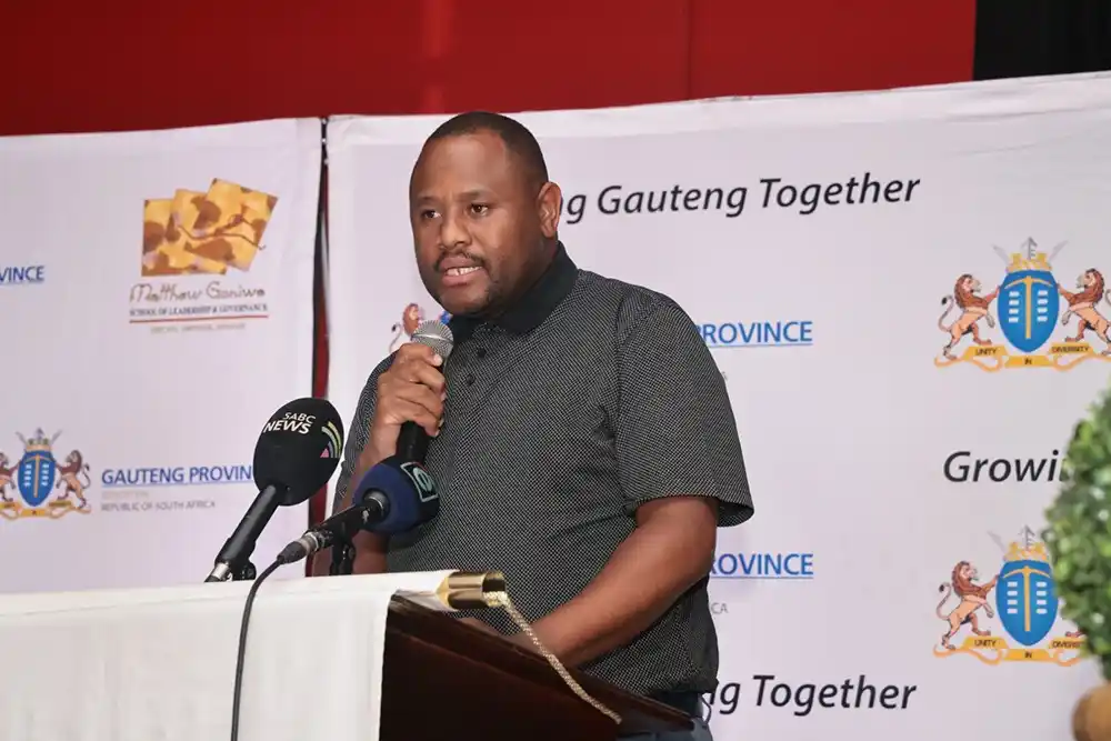 Image from SABC News: Mogale City Mayor on Gauteng’s West Rand, Lucky Sele has pledged to bu...