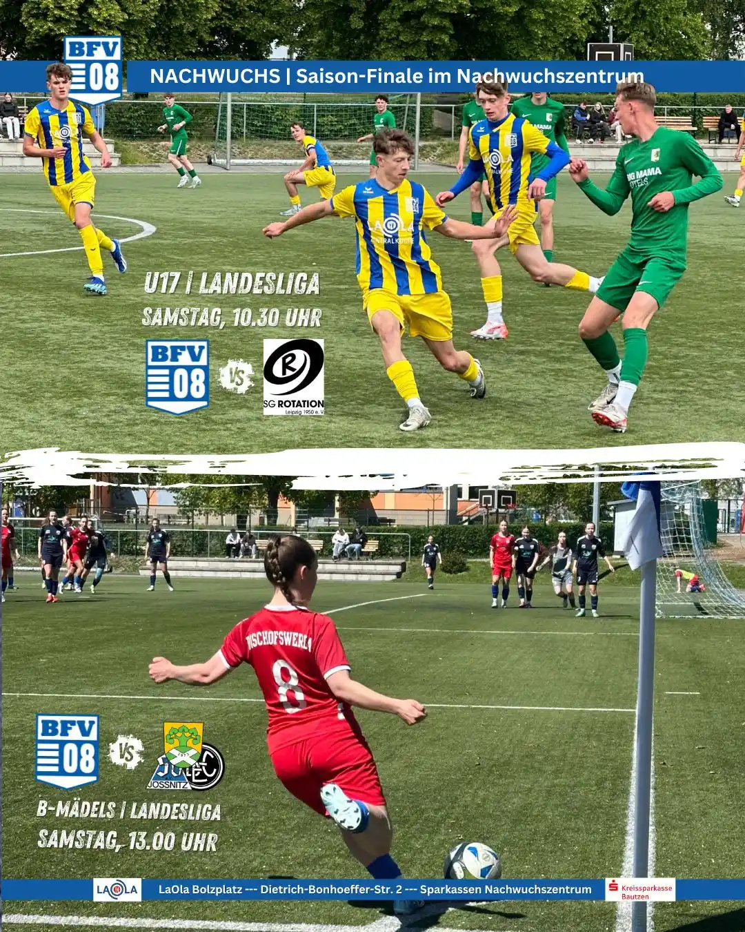 Image from Bischofswerdaer FV 08: NACHWUCHS | Saisonfinale in unserem Nachwuchszentrum 🔵⚽️⚪️ … Den Aus...