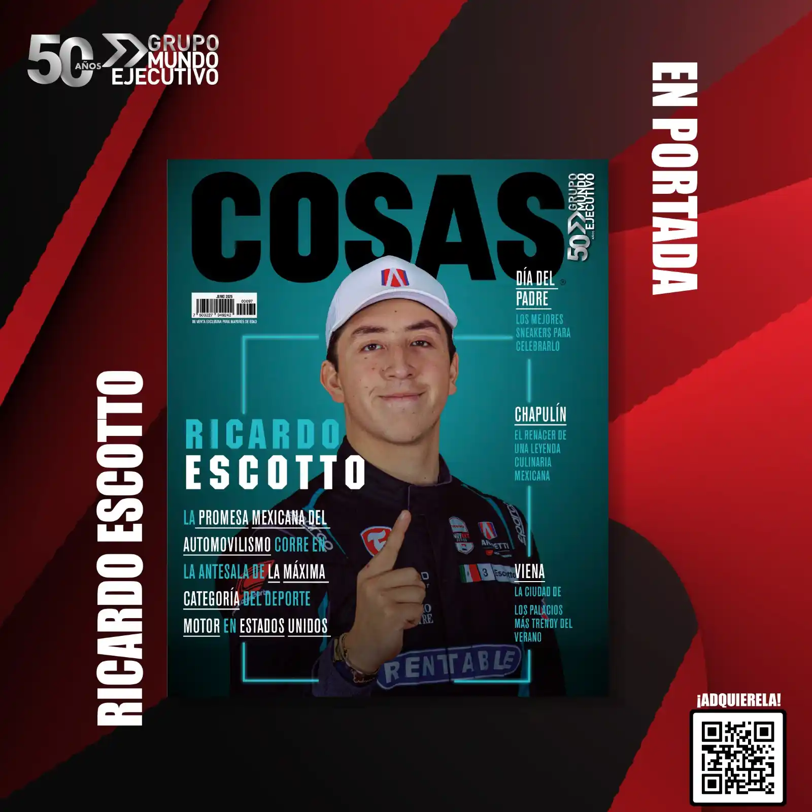 Image from Mundo Ejecutivo: 📚 Nueva Edición *Cosas 97* ✨   RICARDO ESCOTTO: LA PROMESA MEXICANA D...