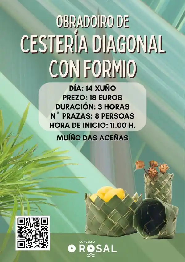 Image from Concello do Rosal: 🌿✨ O Rosal dálle vida á cestería tradicional no novo <a class="text-b...