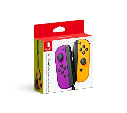 Image from Ofertones México : ¡OFERTA ESPECIAL! JOY-CON NINTENDO SWITCH NEÓN MORADO/NEÓN NARANJA 🎮✨...