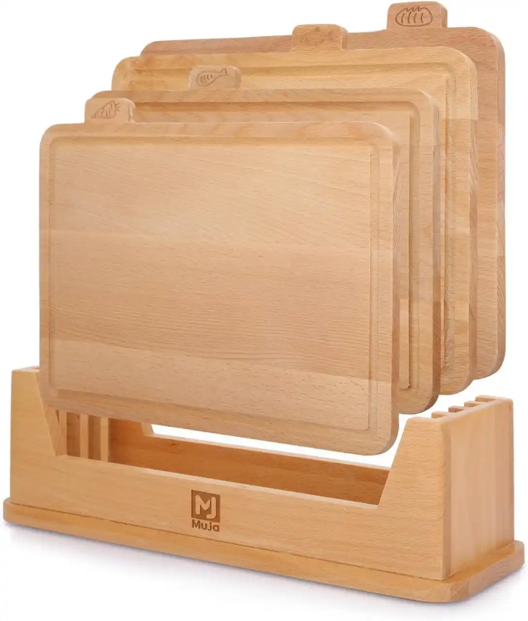 Image from Ofertones México : ¡OFERTA IMPERDIBLE! JUEGO DE 4 TABLAS PARA PICAR 🍽✨ Amazon: Muja Jueg...