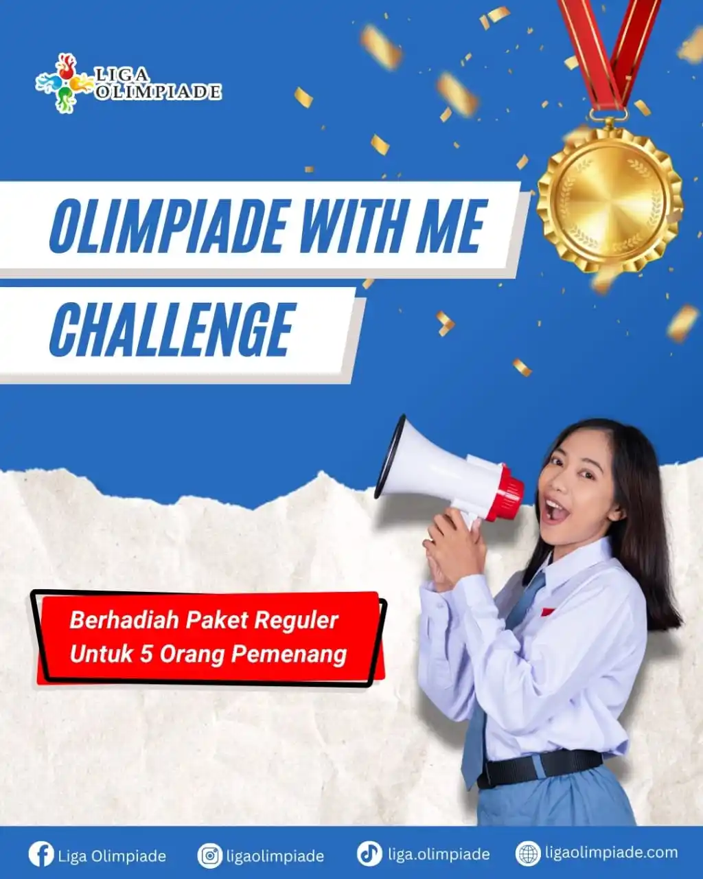 Image from LIGA OLIMPIADE: 🎉 𝗢𝗟𝗜𝗠𝗣𝗜𝗔𝗗𝗘 𝗪𝗜𝗧𝗛 𝗠𝗘 𝗖𝗛𝗔𝗟𝗟𝗘𝗡𝗚𝗘 𝗜𝗦 𝗛𝗘𝗥𝗘! ...