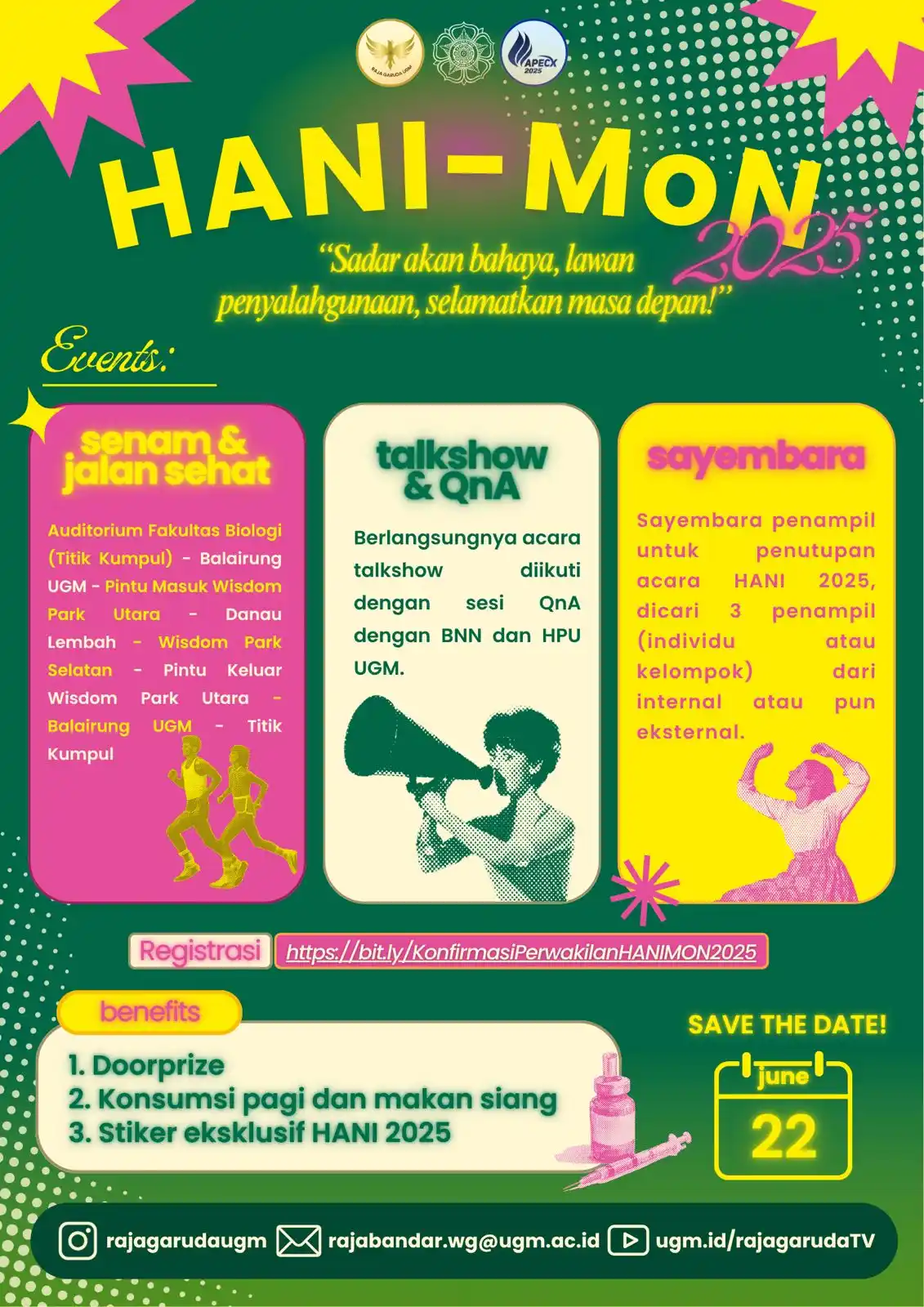 Image from 1001 Kegiatan UGM: *[Peringatan Hari Anti Narkotika Internasional]*  Hari Anti Narkotika ...