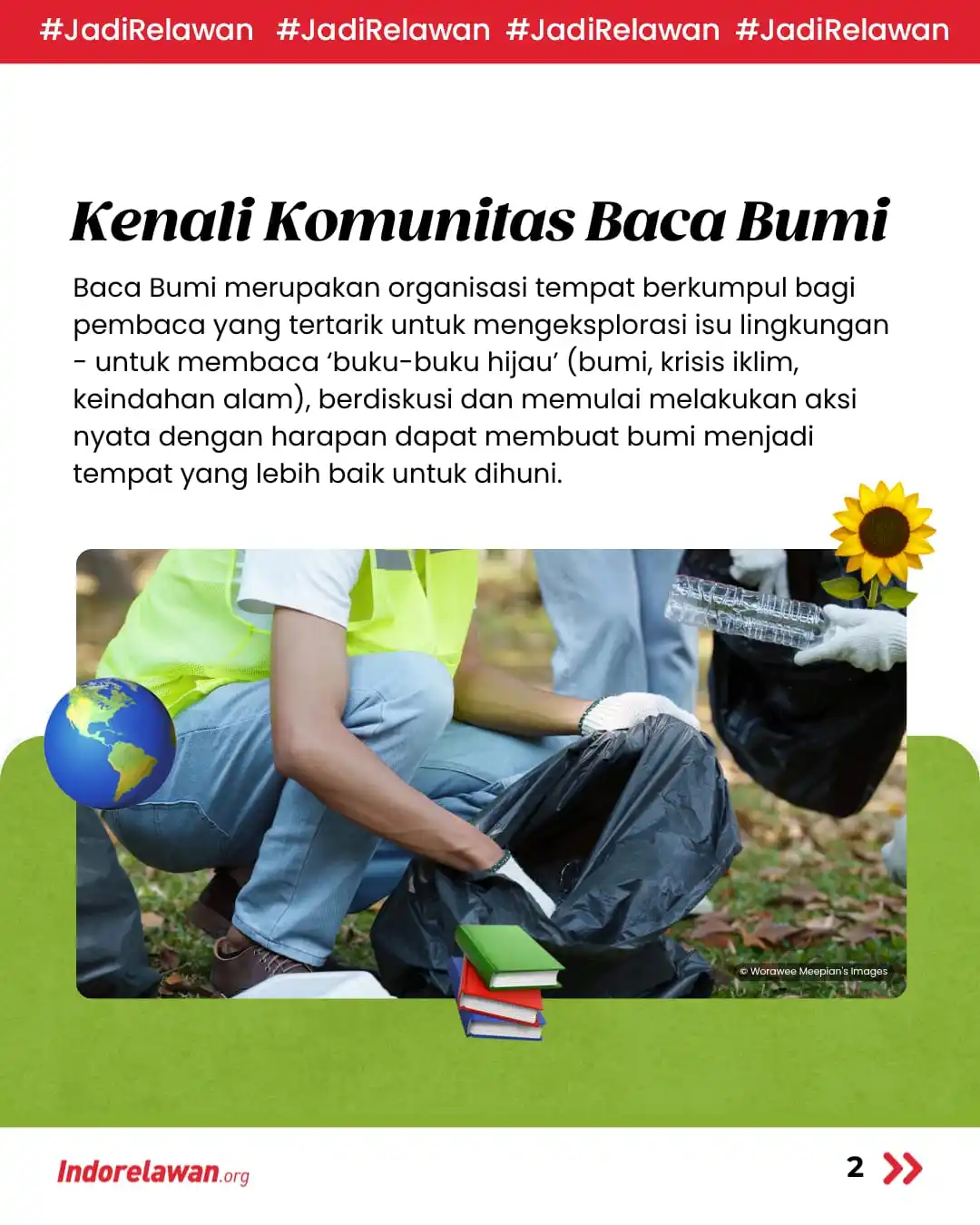 Image from Indorelawan: Suka baca buku dan peduli lingkungan? Baca Bumi Squad ngajak kamu gabu...