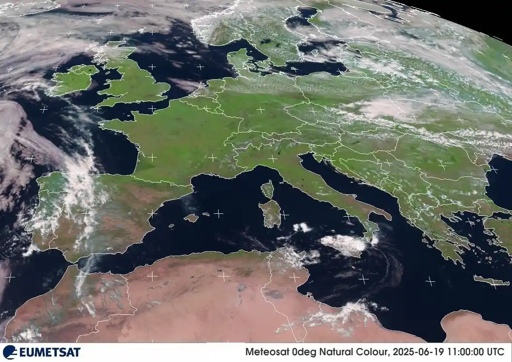 Image from Consorzio Lamma Meteo: Temporali sulla Sicilia e Europa "capovolta".   Oggi, giovedì, l'insta...