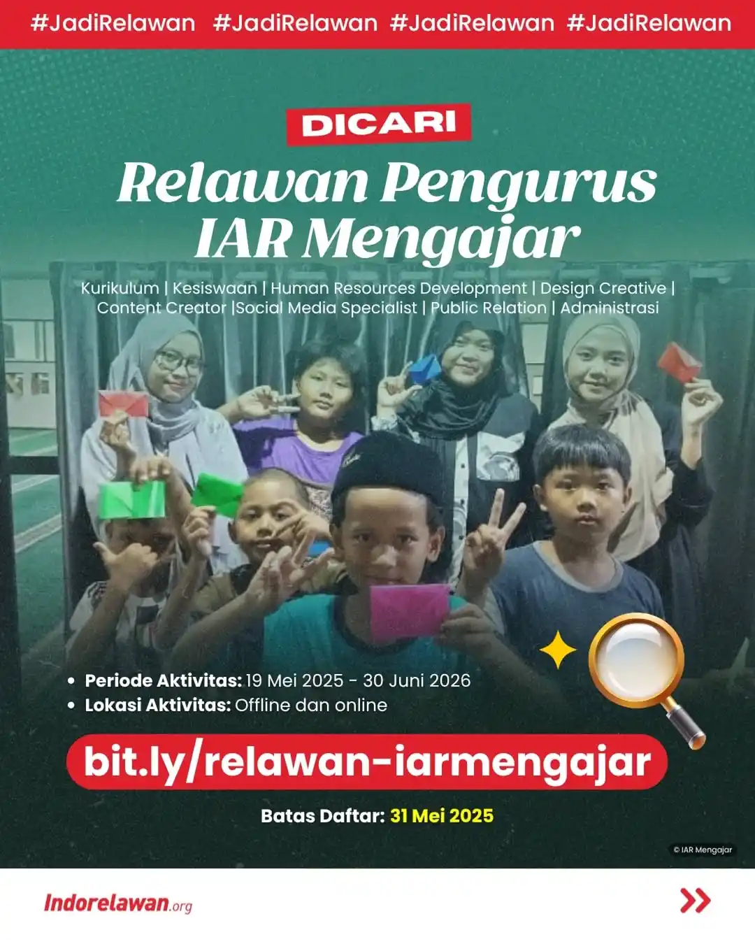 Image from Indorelawan: Tertarik berkontribusi langsung dalam dunia pendidikan? Program IAR Me...