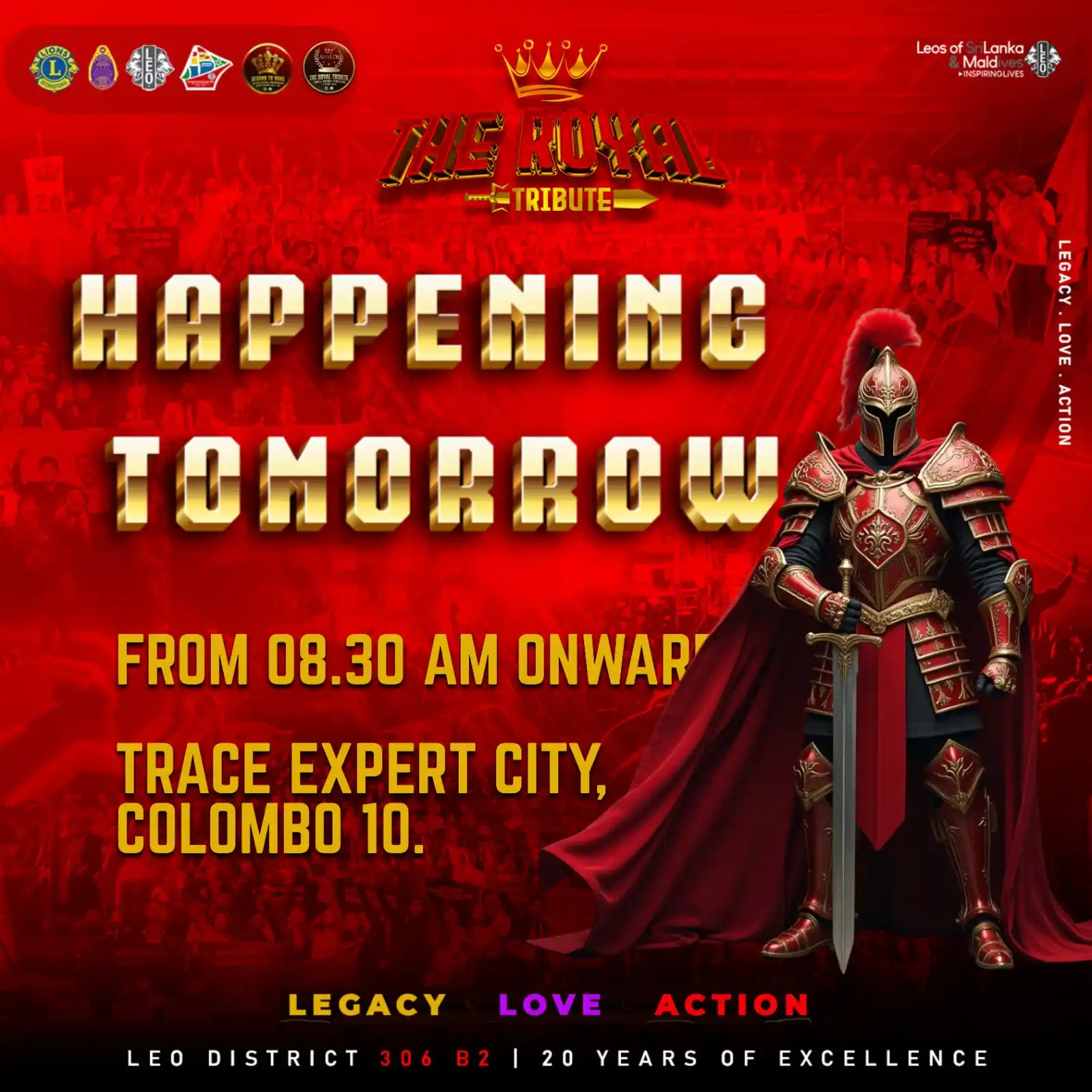 Image from Leo District 306B2, Sri Lanka & Maldives: The Royal Legacy Unfolds Tomorrow! 🔥  *𝐓𝐡𝐞 𝐑𝐨𝐲𝐚𝐥 𝐓𝐫𝐢𝐛𝐮𝐭...