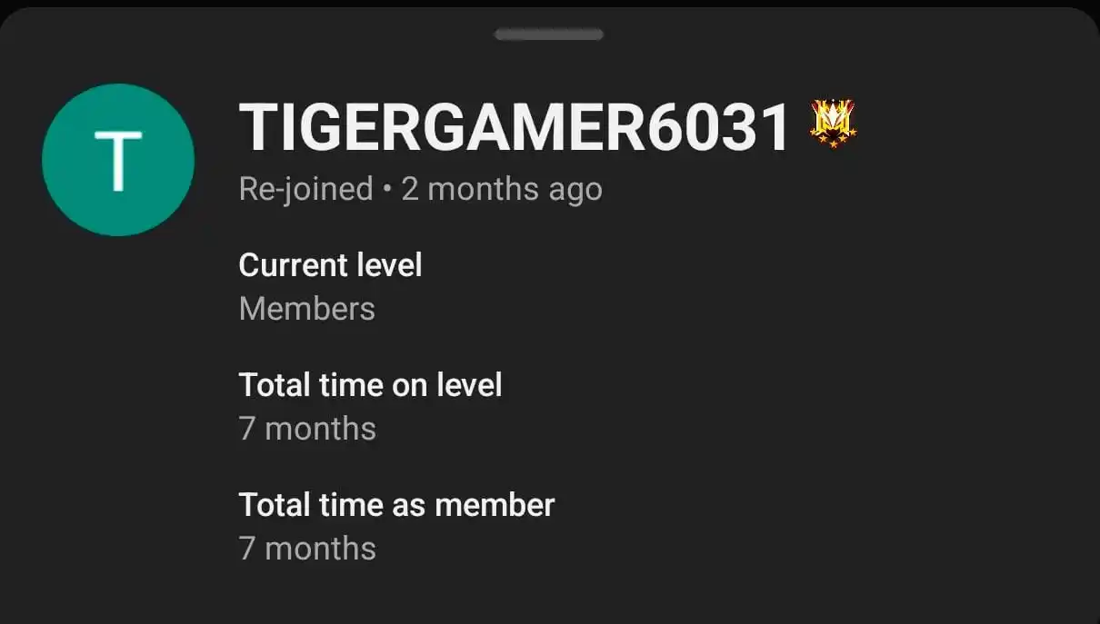 Image from Gaming with idea: 🐅TIGER Bhai ❤️ ye sahi jagha Grandmaster lagye ho! 7 month se members...