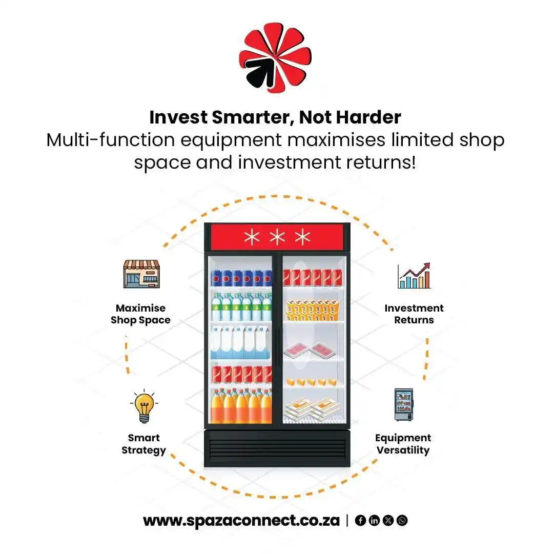 Image from SpazaConnect: Tips & Facts Tip: Multi-function equipment maximises limited shop spa...