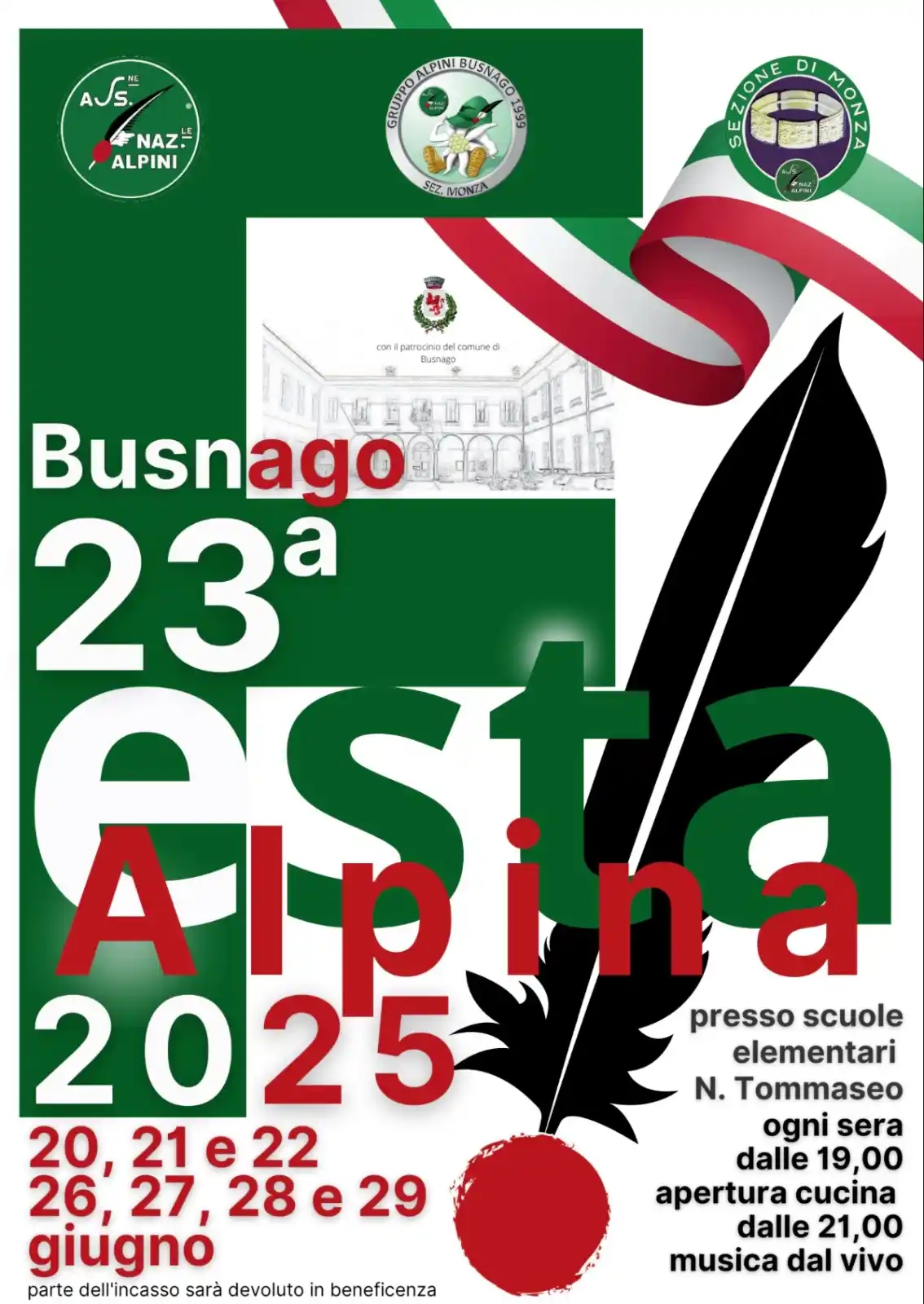 Image from Comune di Busnago: 📢 Torna la Festa Alpina - 23° edizione Con il patrocinio del Comune,...