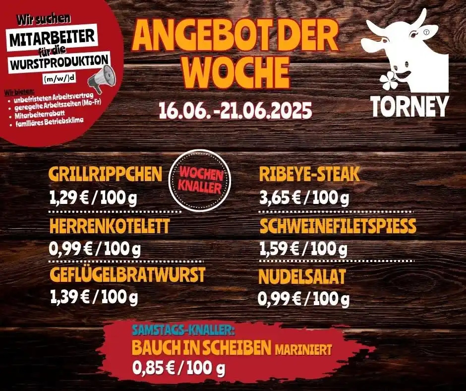 Image from Torney Landfleischerei : 🔥 Unser Wochenangebot - perfekt für den Grill! 🔥 Diese Woche wird's...