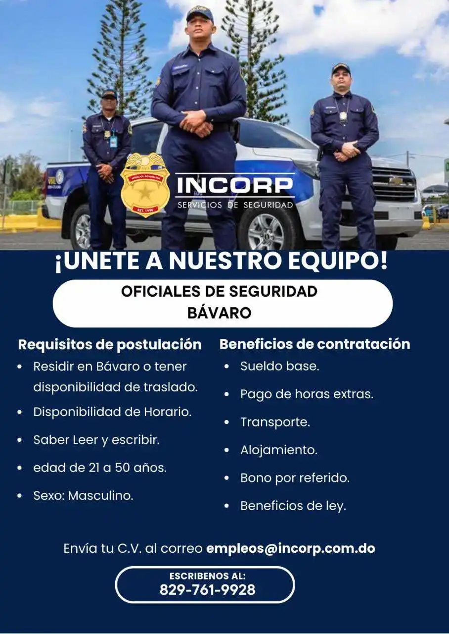 Image from Disi Mota Publicidad Empleos: ¡VEN Y FORMA PARTE DE NUESTRO EQUIPO! La empresa INCORP estamos soli...