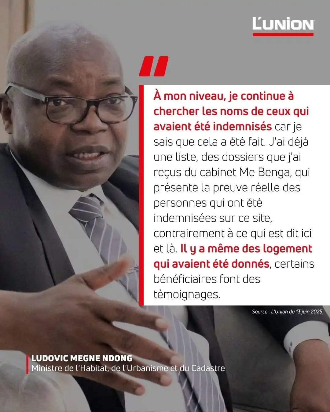 Image from Le Petit Journal Gabonais 🇬🇦: Vu sur le net | *Déguerpissement de Plaine Orety.*   Le Ministre dit q...
