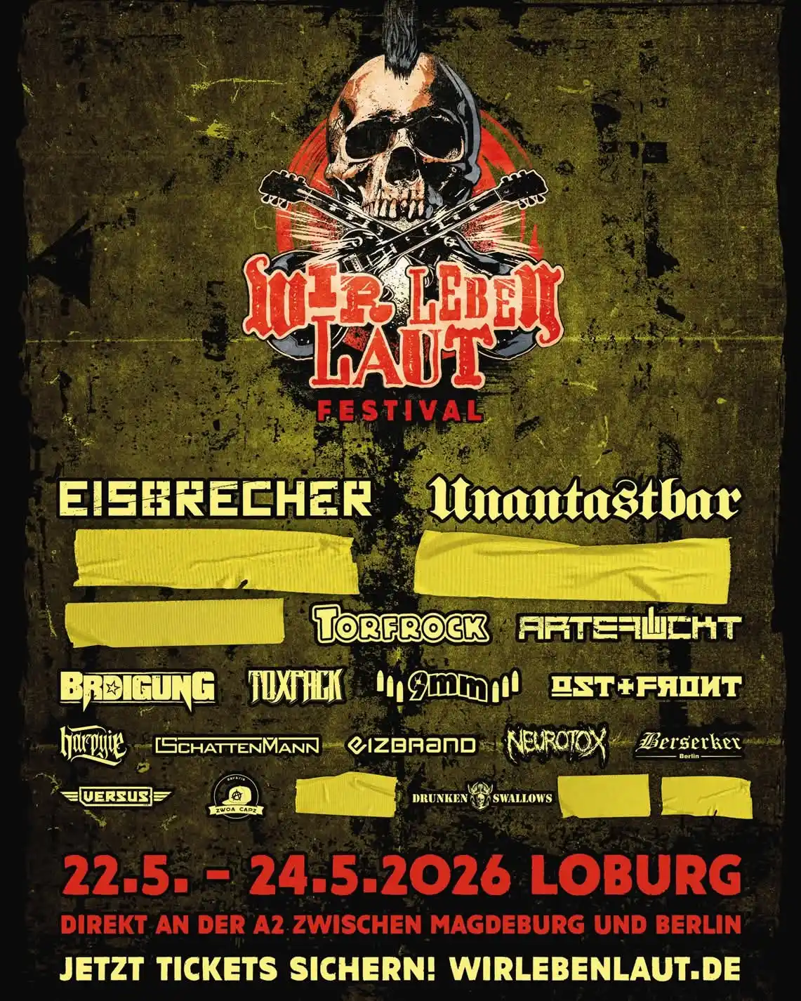 Image from Unantastbar: WIR LEBEN LAUT Festival 💥 2026: Hier kommt ein erster Ausblick aufs m...