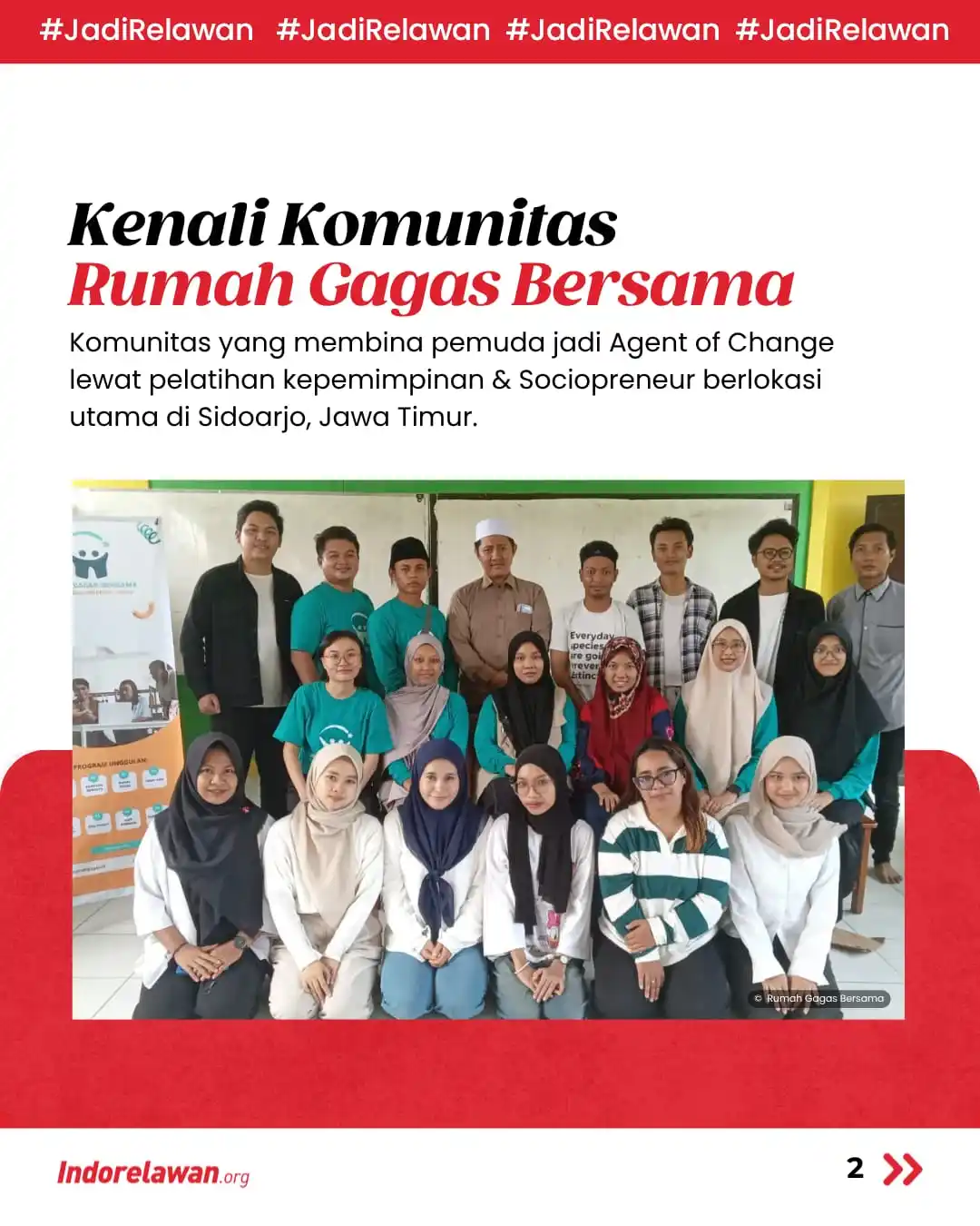Image from Indorelawan: Yuk, ambil peran untuk pengembangan organisasi dan kepemudaan bareng R...
