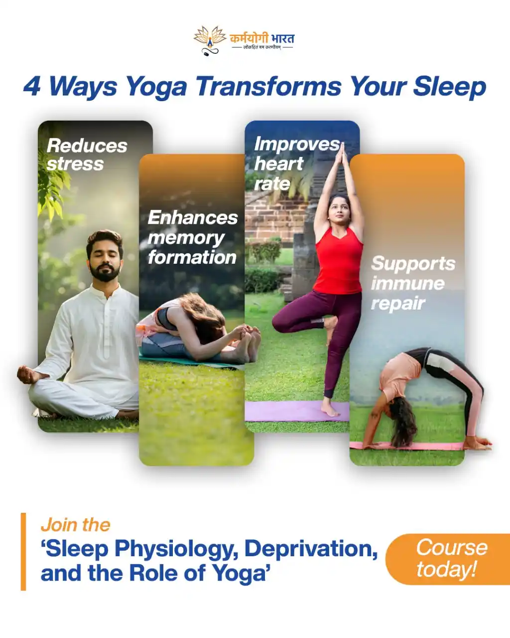 Image from KARMAYOGI BHARAT: 2 days to go for International Day of Yoga! Are you ready or still l...