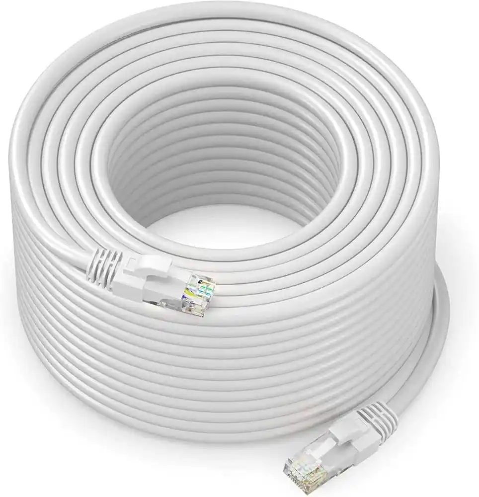 Image from VILLAGE TECH: *40 Meter CAT 6 Ethernet Patch Cable*   ☘️Cable Type -Ethernet ☘️High ...