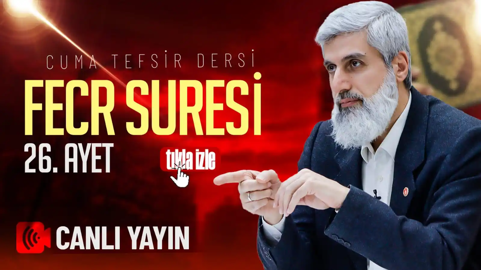 Image from Alparslan KUYTUL: Alparslan Kuytul Hocaefendi'nin her cuma gerçekleştirdiği tefsir dersi...