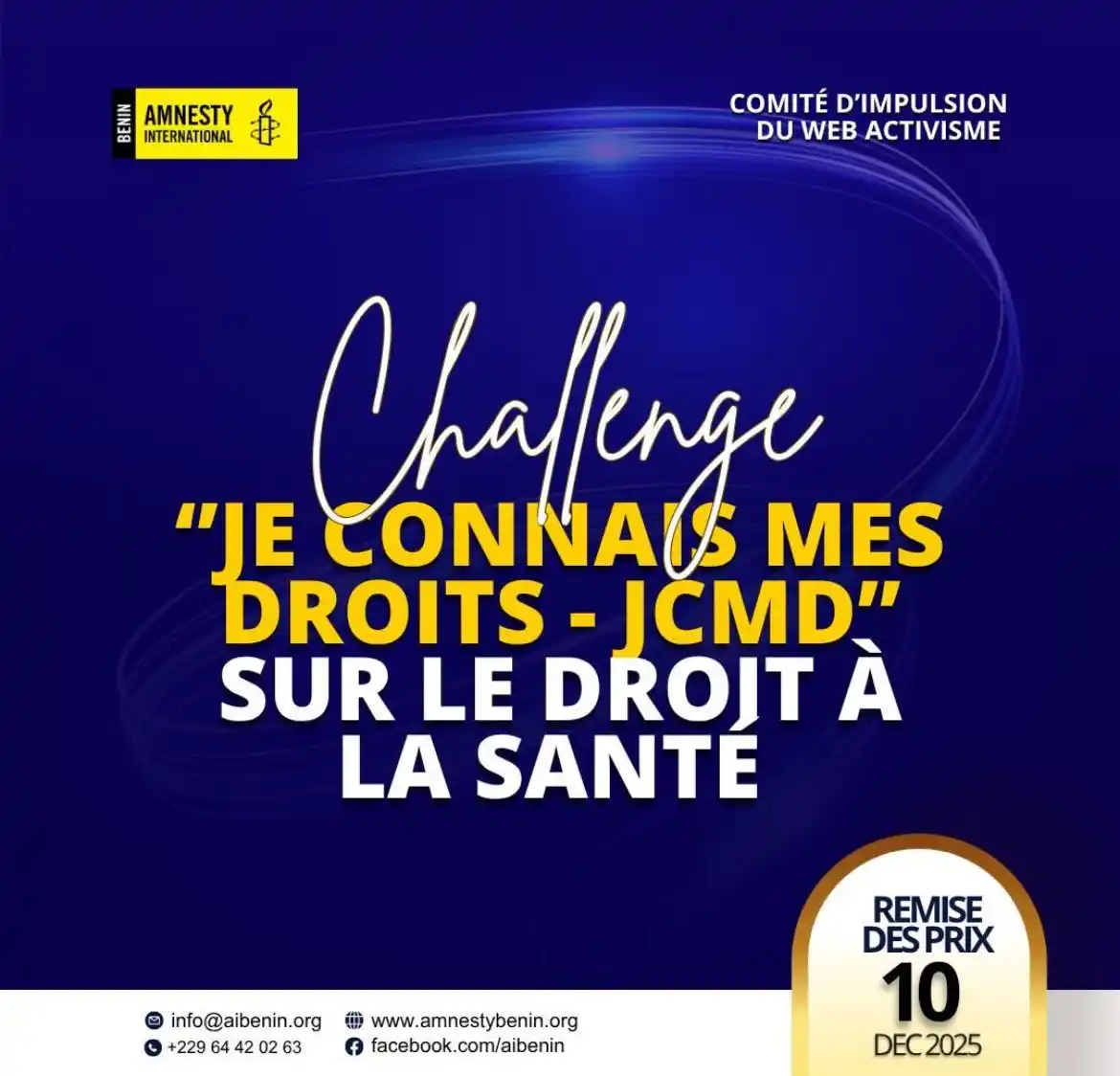 AMNESTY INTERNATIONAL BENIN post
