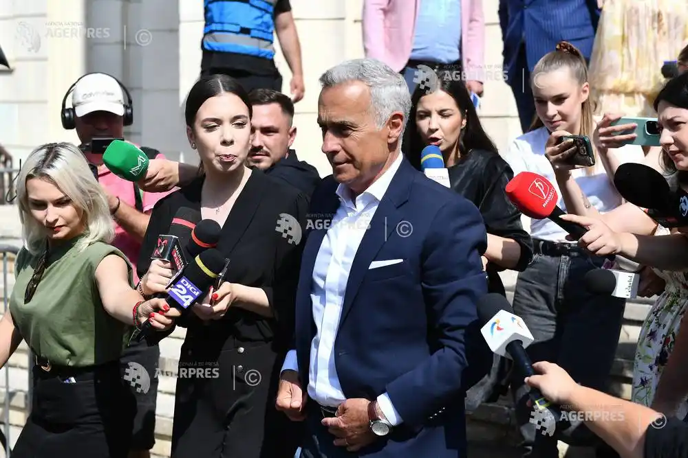 Image from Agerpres: *Călin Georgescu rămâne sub control judiciar după ce judecătorii i-au ...