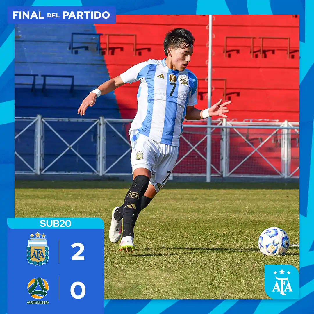 Image from Selección Argentina: Con goles de Ian Subiabre y Alejo Sarco, Argentina superó a Australia ...