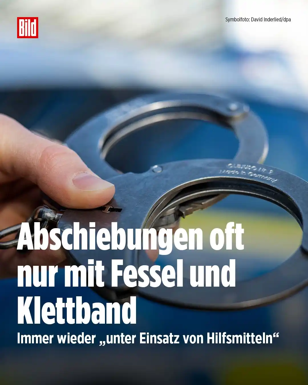 Image from BILD: 🚨 Deutschland schiebt ab – oft nur mit Zwang: Seit 2021 wurden über 4...