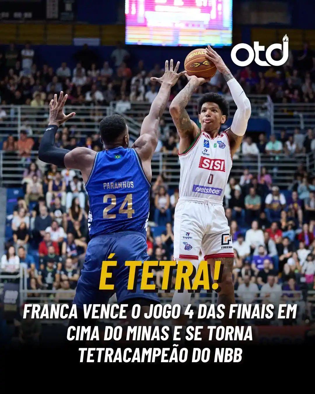 Image from Olimpíada Todo Dia: É TETRA! 🏀🏆🏆🏆🏆  https://www.olimpiadatododia.com.br/basquete/6911...