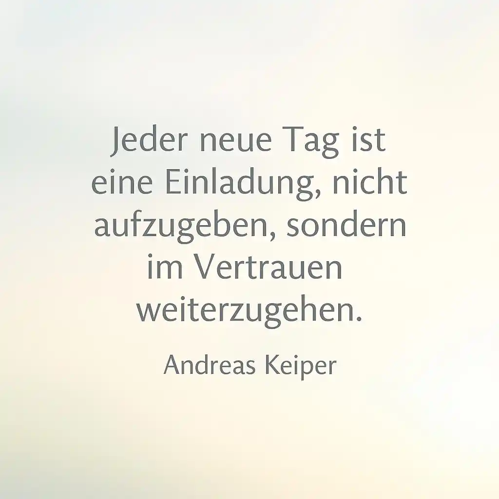 Image from Tägliche „Glaubensimpulse to go“ mit Andreas Keiper: Egal was Dich zu Boden geworfen hat, bleib nicht liegen …  Manchmal fü...