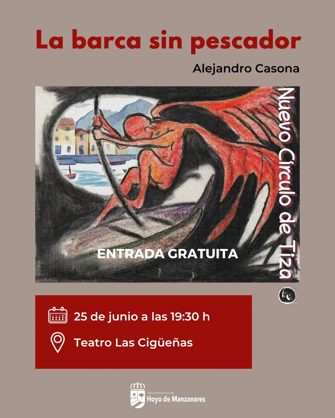Image from Hoyo de Manzanares Actualidad: El miércoles 25 de junio, disfrutaremos en el Teatro Las Cigüeñas de l...