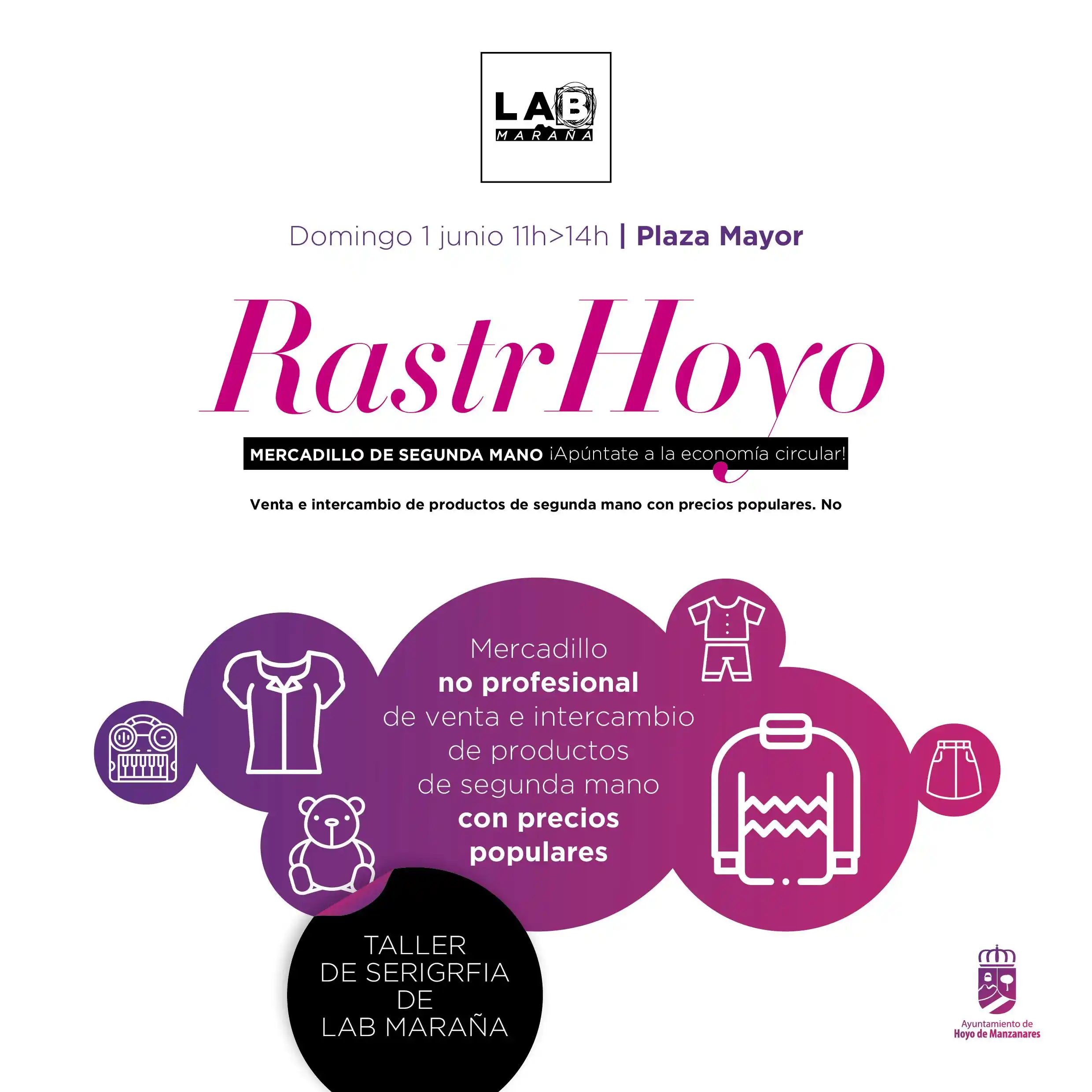 Image from Hoyo de Manzanares Actualidad: ¡Este domingo 1 de junio, vuelve RastrHoyo, el mercadillo popular de v...